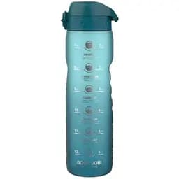 Пляшка для води ION8 1000 мл BPA Free Times To Drink (ЕКО пляшка) Teal &amp; Blue (I8RF1000PTBMOT)