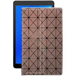 Чохол StatusCASE з екошкіри для планшету Alcatel 1T 10 (8082) 10.1 Коричневий ромб