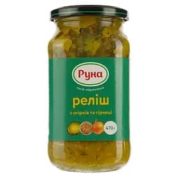 Соус Руна Релиш из огурцов и горчицы, 470 г (921311)