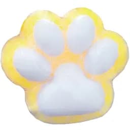 Сквіш антістрес UFT Squish Cat Paw Fluffy 10 Пухнаста лапка Yellow