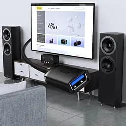 Подовжувач Usb адаптер мама тато Baseus AirJoy Series USB male to USB female 50 см - мініатюра 3