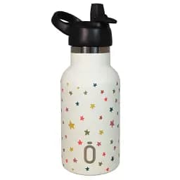 Бутылка-термос KineticoRunbott 350мл, для детей, с носиком-дозатором для питья, кремовая