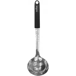 Ополоник Maxmark, 32 см, сріблястий з чорним (MK-WF-KU56)