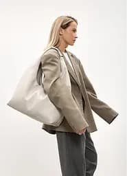 Сумка жіноча Sambag HOBO L сірий 34 х 37 х 16 см (53300030) - мініатюра 10