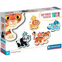 Пазл 4 в 1 Clementoni My First Puzzles Wild Animals (20810)