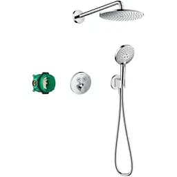 Душова система прихованого монтажу Hansgrohe Raindance S 240 1jet ShowerSelect S з термостатом Chrome 27951000, Хром