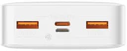 Портативна батарея Baseus Bipow Digital Display Power bank 20000mAh 20W White - мініатюра 4
