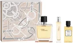 Набор Hermes Terre d'Hermes Parfum 75 мл + 15 мл парфюмированная вода, 40 мл гель для душа