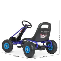 Велокарт дитячий Bambi kart M 0645(2)-4 синій - мініатюра 4