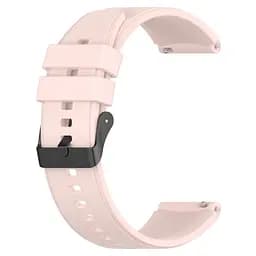 Ремінець для Samsung Galaxy Watch 4 Classic 46mm - бежево-рожевий ширина кріплення 20мм силікон Watchbands GT (W27-6WB87751991) - мініатюра 2