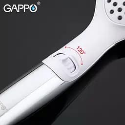 Ручний душ 2-режими білий Gappo G25, Білий - мініатюра 3