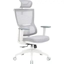 Офісне крісло OfficePro Elegant OC600-W-LG-LG White/Light Gray [148651] - мініатюра 3