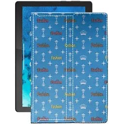 Чехол StatusCASE из экокожи для планшета Lenovo Tab M10 HD Фэшн голубой