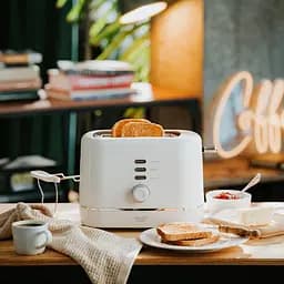 Тостер Adler AD 3224 white 850Вт/2 відділення/7 режимів підсмажування/розморожування/підігрів булок (AD3224W) - мініатюра 5