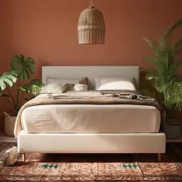 Комплект простирадло на резинці з наволочками 160*200 см трикотаж бежевий Colorful Home 004-123-16-30-3-5 - мініатюра 2