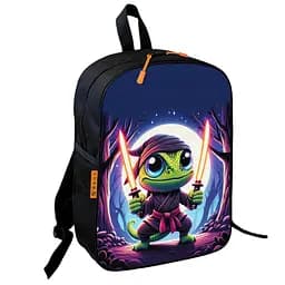 Рюкзак шкільний дитячий 36х27см Дракон Ніндзя з принтом для хлопчика (00662)