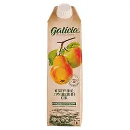 Упаковка соку Galicia Яблучно-грушевий прямого віджиму 12 л (1 л х 12 шт.) - мініатюра 2
