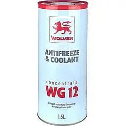 Концентрат антифризу Wolver Antifreeze & Coolant Concentrate WG12+ червоний покращена формула 1.5 л