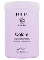 Крем-кондиціонер для фарбованого волосся з екстрактом маракуйя Kaaral Colore Conditioner 1000 мл