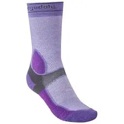 Носки Bridgedale Mountain Bike Summer Weight T2 Coolmax Sport Boot Women's Purple/Gray S (1053-710358.340.S)