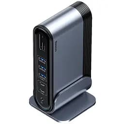 Хаб адаптер Baseus Working Station Multifunctional Type-C Hub Adapter 16-в-1 CAHub-BG0G