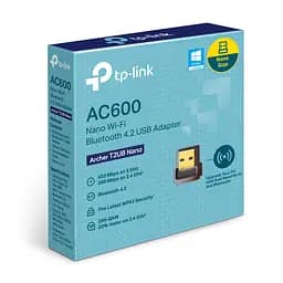 Адаптер бездротовий Wi-Fi + Bluetooth TP-Link Archer T2UB nano AC600 BT 4.2 USB2.0 - мініатюра 2