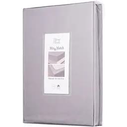 Простирадло на резинці Ardesto Mix&Match, 160х200+30см, 100% бавовна, сатин, сірий (ART1620FSD)