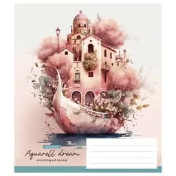 Тетрадь общая Школярик Aquarell dream 036-3289L-2 в линию 36 листов