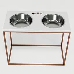 Hollky Base XL40 — миски на підставці для великих собак (2 × 1,8 л, висота 40 см) - мініатюра 3