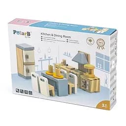 Дерев'яні меблі для ляльок Viga Toys PolarB Кухня та їдальня (44038) - мініатюра 2