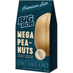 Арахис Арахис Big Bob Premium жареный соленый 80 г