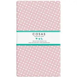 Простирадло Cosas полуторне 155х240 rose dots, рожевий (ГорохРоз_215)
