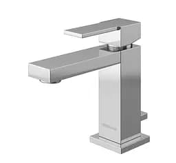 Смеситель для умывальника Kohlman Excelent хром низкий QB100H Хром