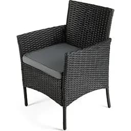 Садові меблі Outtec LUXURY стіл та 2 стільці чорно-графітові - мініатюра 8