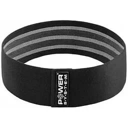 Тканинна гумка для фітнесу та спорту Power System PS-4093 Booty Band LVL 3 Black/Grey (d_94 см, 6-12 кг) (4093GR-0)