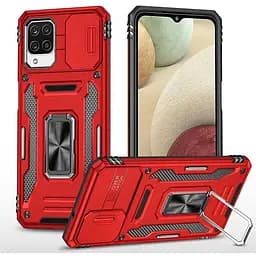 Ударостійкий чохол Epik Camshield Army Ring для Samsung Galaxy M53 5G Червоний / Red