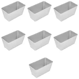 Форма хлібна для випічки стандартного хліба у вигляді цеглинки Л7 алюміній (22х11х11.5 см) 7, Полімет Сірий 86434