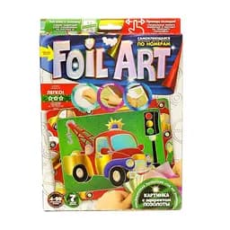 Набір креативної творчості "Аплікація" FAR-01-01…10 кольорова фольга Машина