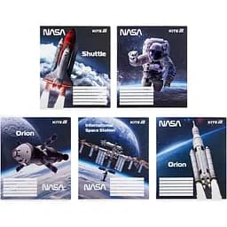 Набір зошитів Kite Nasa 18 аркушів в клітинку 20 шт. (NS25-236)