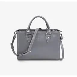 Жіноча шкіряна сумка Fancy сірий краст