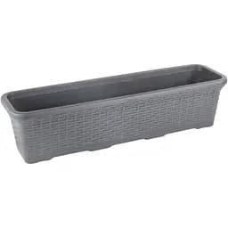 Горщик для квітів Serinova балконний Wire 16.5 л антрацитовий (HB03-Antrasit)