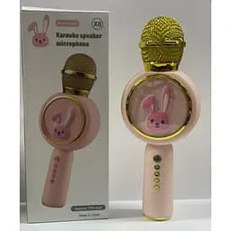 Мікрофон G-Toys Караоке Karaoke speaker X6 Pink, бездротовий - мініатюра 3