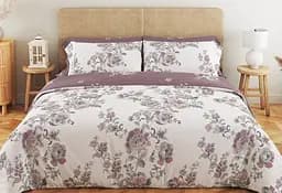 Комплект постільної білизни ТЕП Soft dreams Josephina сімейний фіолетовий з білим (2-03860_25508)