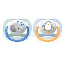 Пустушка Philips Avent Ultra Air Animal для хлопчика, 0-6 місяців, 2 шт. (SCF080/05) - мініатюра 2