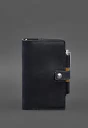 Шкіряний блокнот (Софт-бук) 4.0 темно-синій Crazy Horse