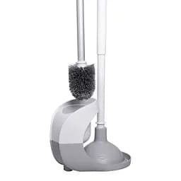 Комплект аксесуарів для туалету з йоржиком та вантузом на підставці Household Cleaning Products HP-35015-28 - мініатюра 3
