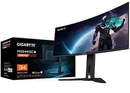 Монітор 34" Gigabyte AORUS MO34WQC2 Curved UWQHD OLED 240Hz (MO34WQC2) - мініатюра 7