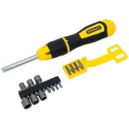 Викрутка реверсивна Stanley Multibit тріщатка насадки 20 шт. (STHT0-62574)