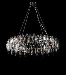 Кришталева люстра "crystal" Splendid Ray L88046/800/8 SGD золота 8 ламп E14 діаметр 80 см