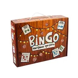 Настільна гра "Лото BinGo" Strateg 30757, 40 картонних планшеток